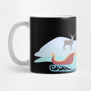 Snow scene Mug